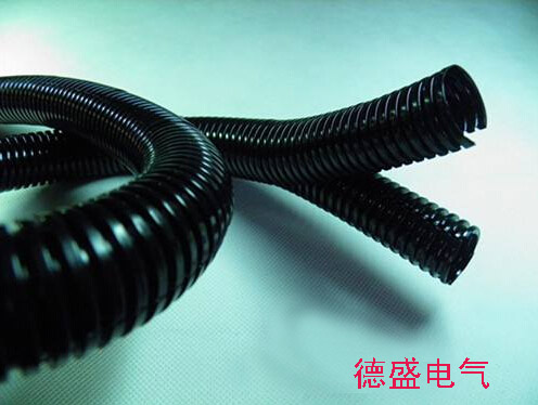 双开口式塑料波纹管 线束波纹管应用于机械设备线束穿线更方便